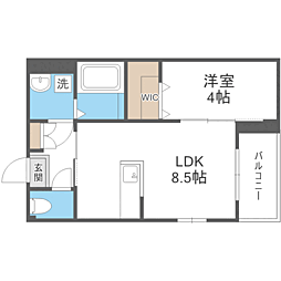 間取図画像 1LDK