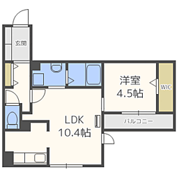 間取図画像 1LDK