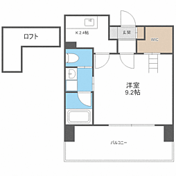 レガーロ空港通り 1Kの間取図画像