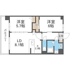 物件の間取り