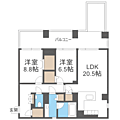 FIRSTAVENUEOHORI5階39.5万円