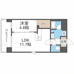 ATRIOFLATS井尻 1LDKの間取図画像
