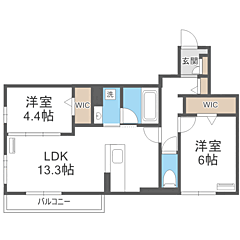 物件の間取り