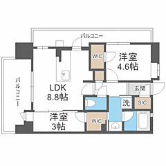 物件の間取り