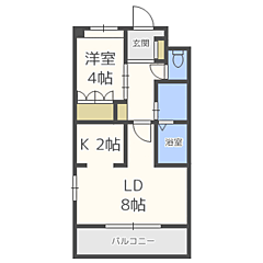 物件の間取り