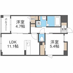 物件の間取り