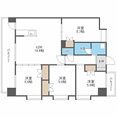 物件の間取り