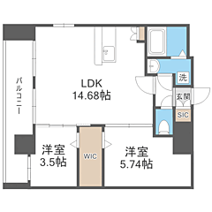 物件の間取り