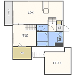 FAMILYSTAGE香椎駅東 1LDKの間取図画像