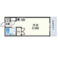 東明マンション江坂6階5.9万円