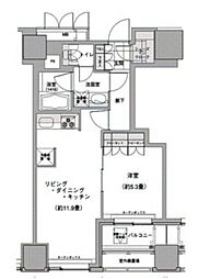 ウエストパークタワー池袋 1LDKの間取図画像
