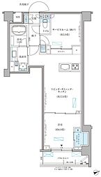 パークアクシス文京本郷 1SLDKの間取図画像