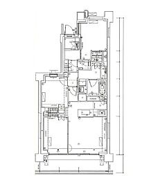 パークシティー高田馬場 3LDKの間取図画像