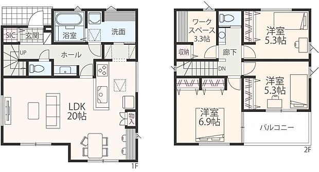 地震に強い2×4工法！強風に強いサッシ採用！