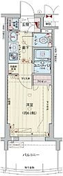 プレサンス泉アーバンゲート 1Kの間取図画像