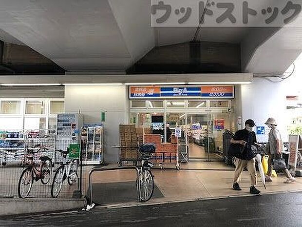 ビッグ・エー杉並阿佐谷南店 徒歩20分。 1590m
