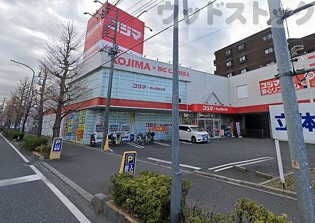 コジマ×ビックカメラ和光店 徒歩18分。 1400m