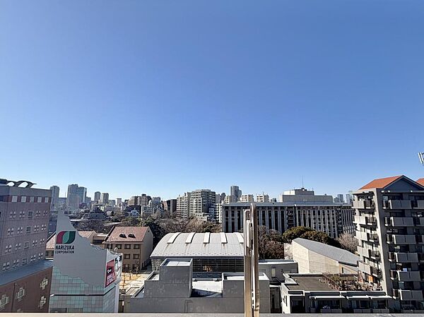 -眺望-高層階ならではの開放感ある眺望。都心を感じる景色です。