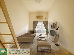 京王線 東府中駅 徒歩10分の賃貸アパート 1階ワンルームのリビング/ダイニング