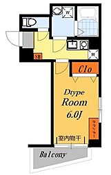 ＥＩＧＨＴＹ−ＥＩＧＨＴ　Ｈｉｎｏ 2階1Kの間取り