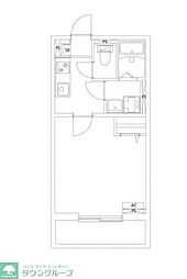 ESTRELLA 1階1Kの間取り