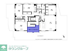 ドメス稲田堤ビル 4LDKの間取図画像