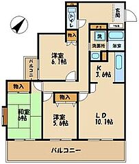 物件の間取り
