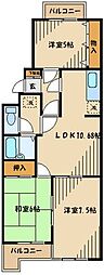 メイプルリーフガーデン 3LDKの間取図画像