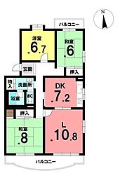 間取図画像 3LDK