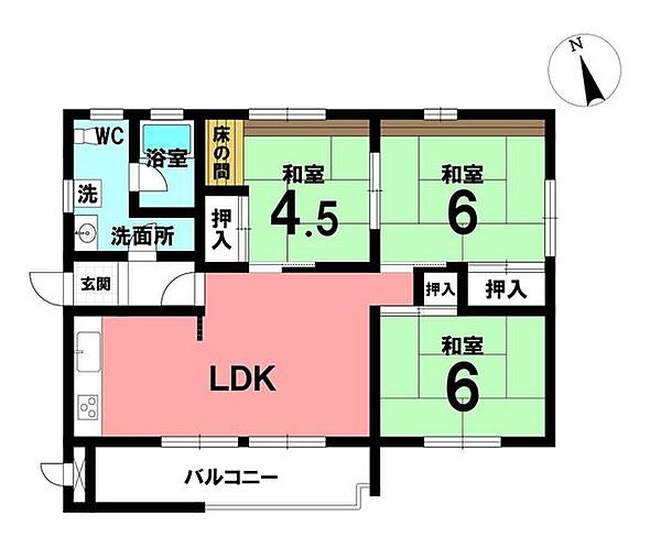 間取りを拡大表示