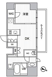 東京メトロ丸ノ内線 新大塚駅 徒歩7分の賃貸マンション 8階1DKの間取り