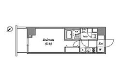 GRAN　PASEO新大塚 2階1Kの間取り