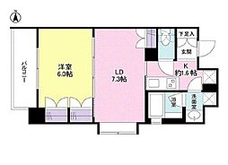 東京メトロ丸ノ内線 池袋駅 徒歩9分の賃貸マンション 11階1LDKの間取り
