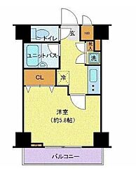 東京メトロ丸ノ内線 新大塚駅 徒歩8分の賃貸マンション 1階1Kの間取り