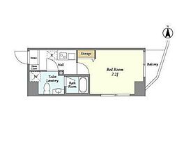 東京メトロ丸ノ内線 池袋駅 徒歩2分の賃貸マンション 10階1Kの間取り