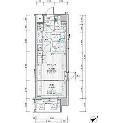 東京メトロ有楽町線 東池袋駅 徒歩2分の賃貸マンション 6階1DKの間取り