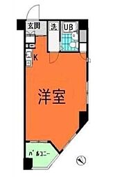 東京メトロ丸ノ内線 池袋駅 徒歩3分の賃貸マンション 7階ワンルームの間取り