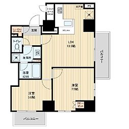 HF田端レジデンス 903 9階2LDKの間取り