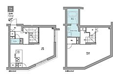 LEGALAND茗荷谷 1階1LDKの間取り