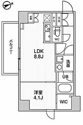JR山手線 大塚駅 徒歩5分の賃貸マンション 3階1LDKの間取り