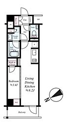間取図画像 1LDK