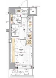 ブリッツ西巣鴨 1Kの間取図画像