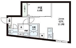 レピュア小石川レジデンスII 1LDKの間取図画像