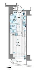 メインステージ田端参番館 1Kの間取図画像