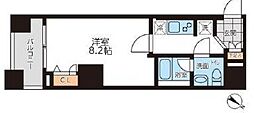 グランパセオ本駒込 1Kの間取図画像