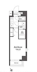 AIFLAT駒込一丁目 1Kの間取図画像