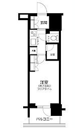 ブランズ文京本駒込 1Kの間取図画像