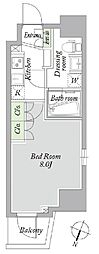 アーバンパーク西巣鴨WEST 1Kの間取図画像