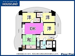 パレス沖田 4DKの間取図画像