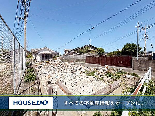 【建築条件なし】電気♪上水道♪下水道♪バス停まで徒歩約4分♪